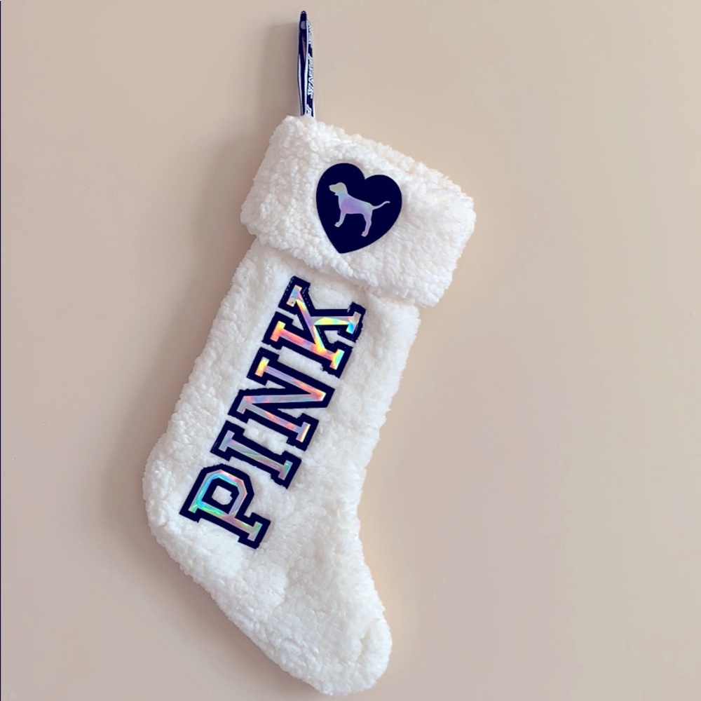 new! Victoria Secret Pink Christmas stocking
